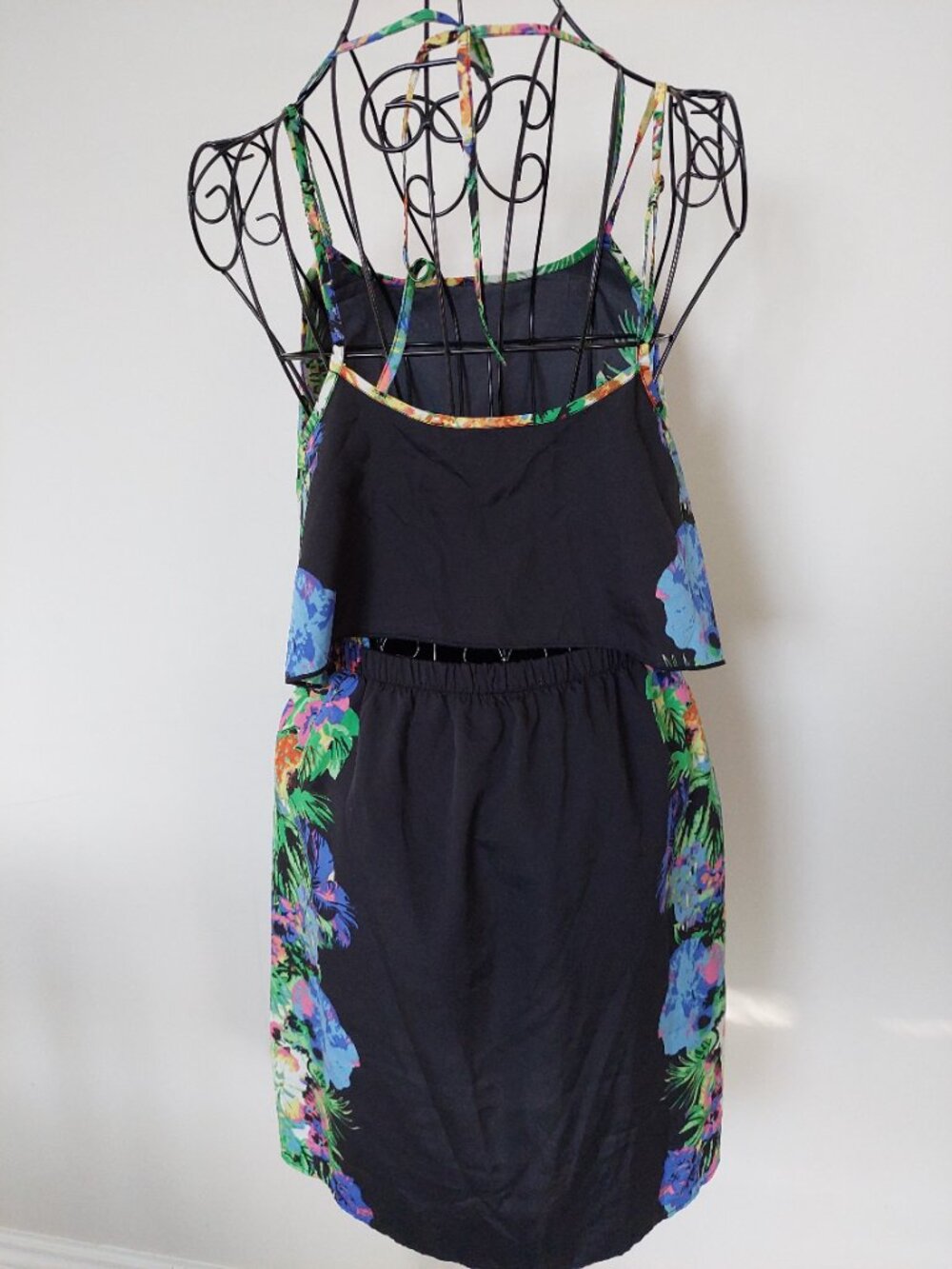Jessica Simpson Size M Black Floral Summer dress